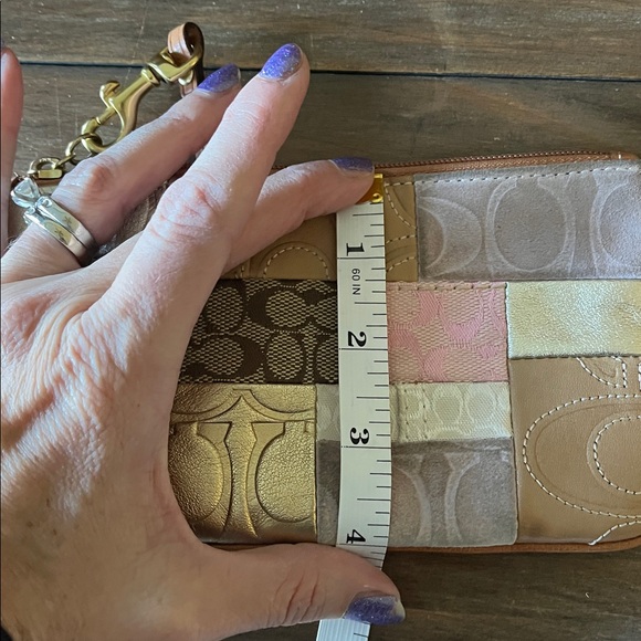 Coach Patchwork Wristlet in Pastel Hues - Picture 7 of 7